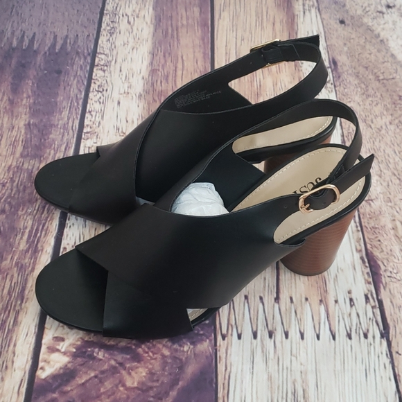 JustFab Slingback heeled Sandals, Jayda - Picture 2 of 6